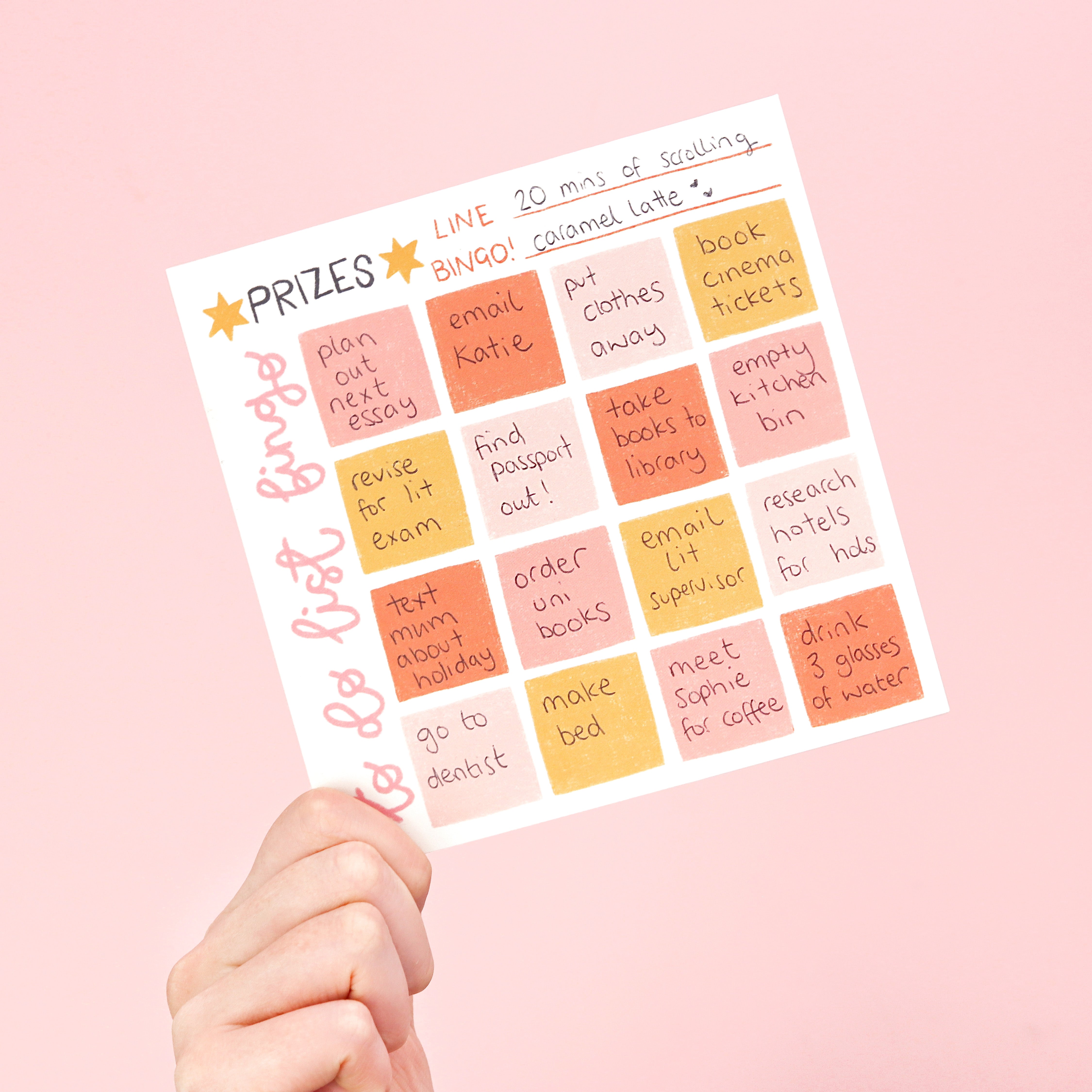 Why You Need a Bingo To-Do List in Your Life