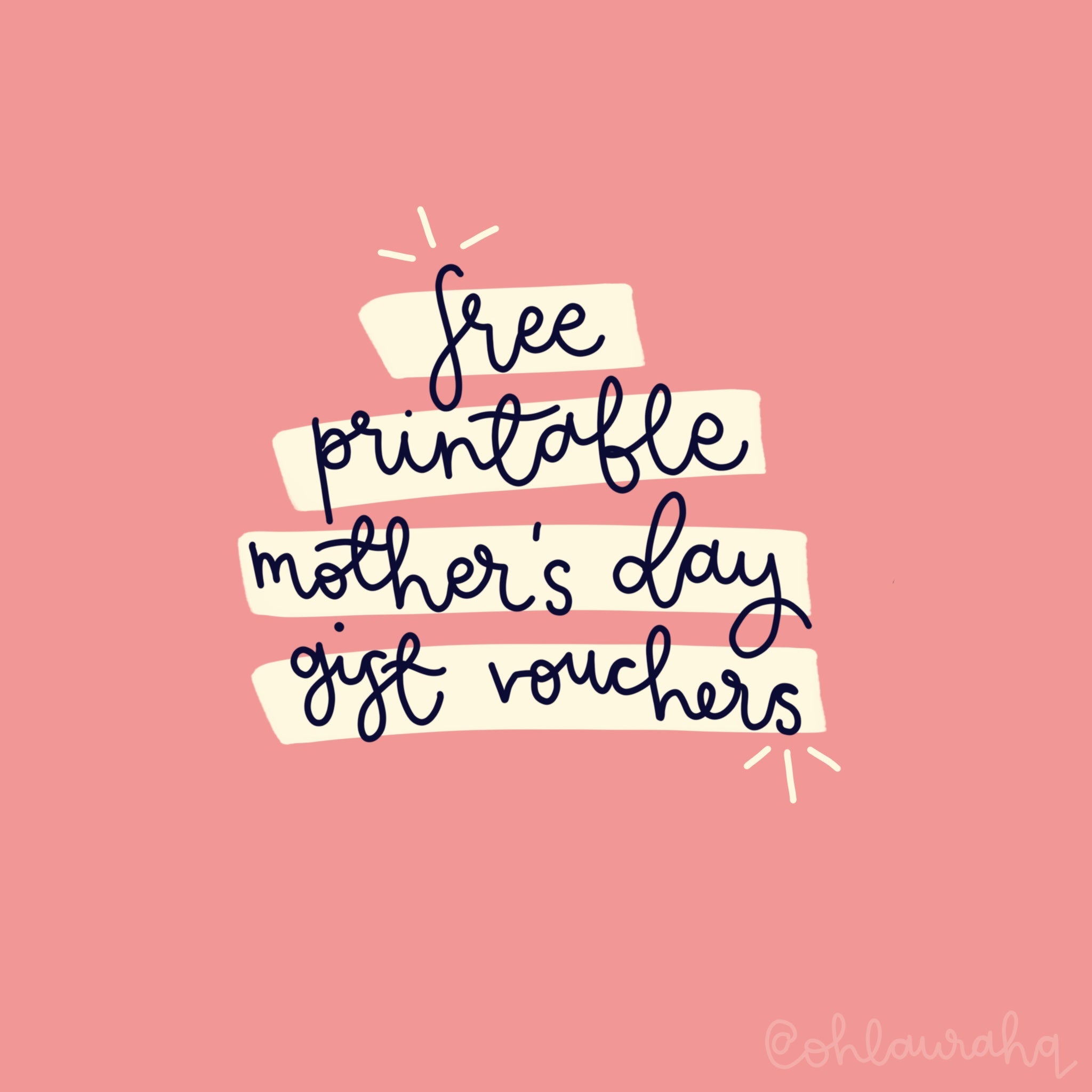 Printable Mother's Day Vouchers
