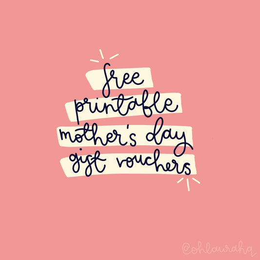 Printable Mother's Day Vouchers