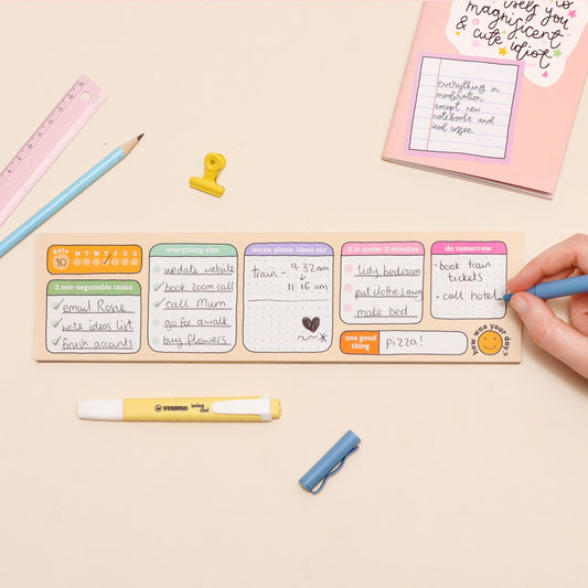 Meet your desk's new BFF! The Keyboard Daily & Weekly Planners