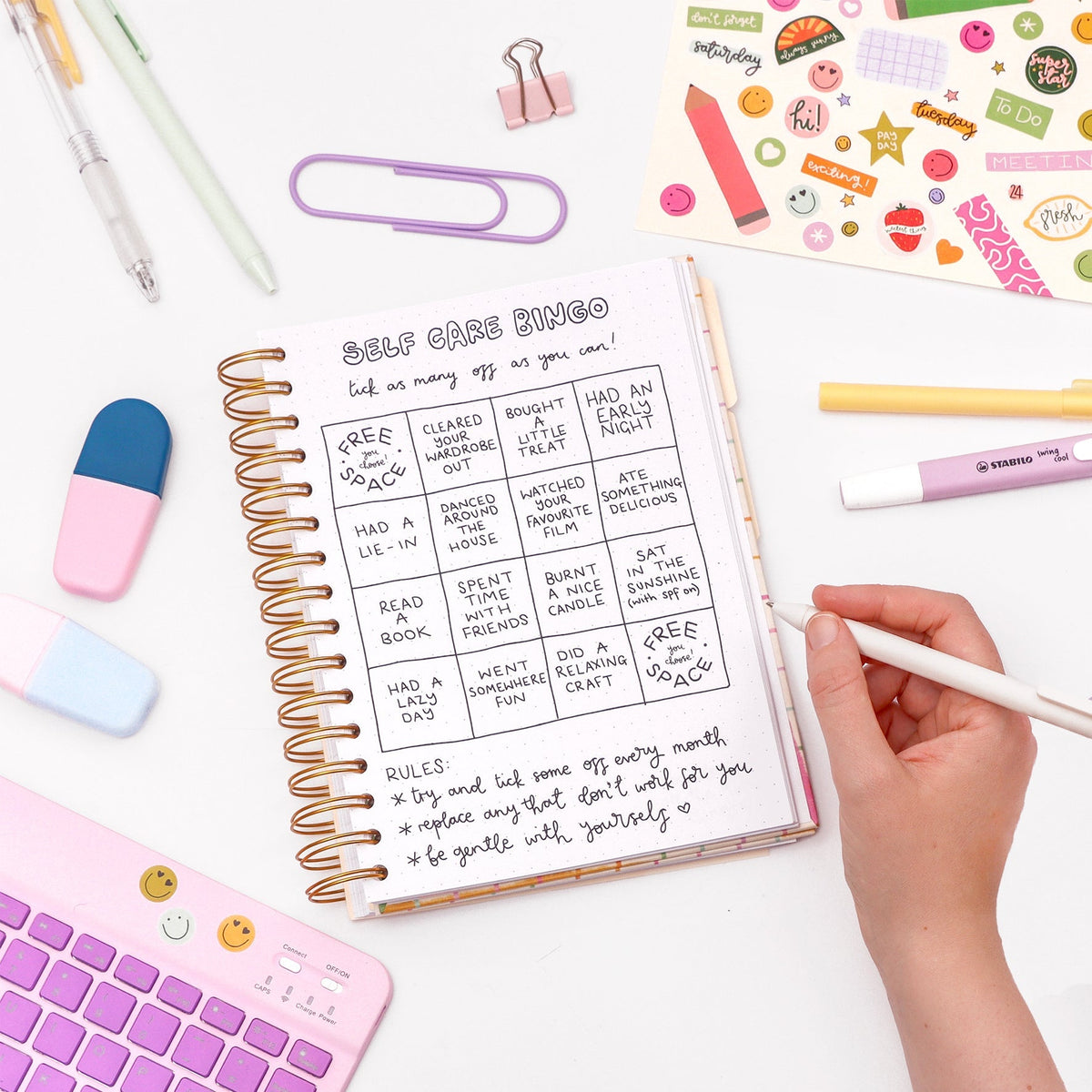 How to actually stick to using a planner - and not get bored of it within a week!