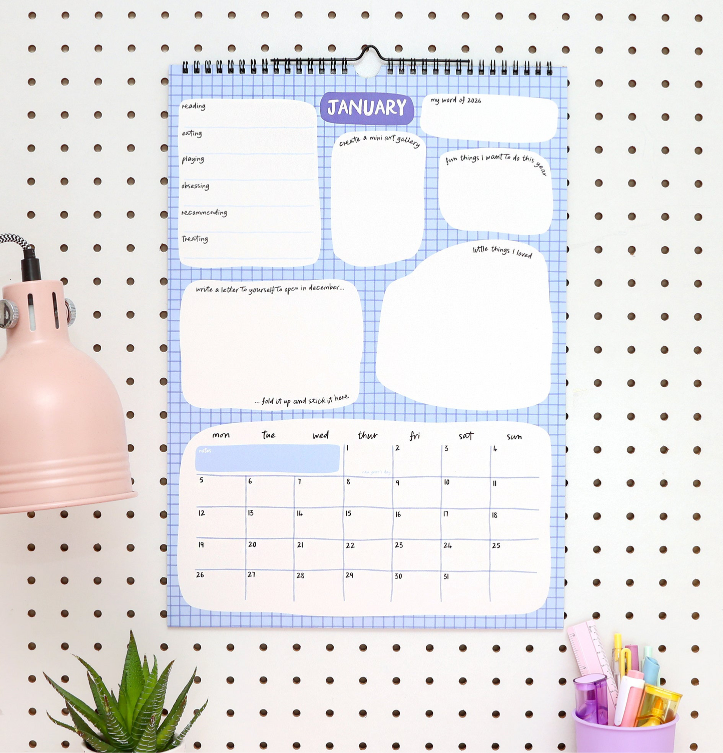 Junk Journal 2026 Calendar