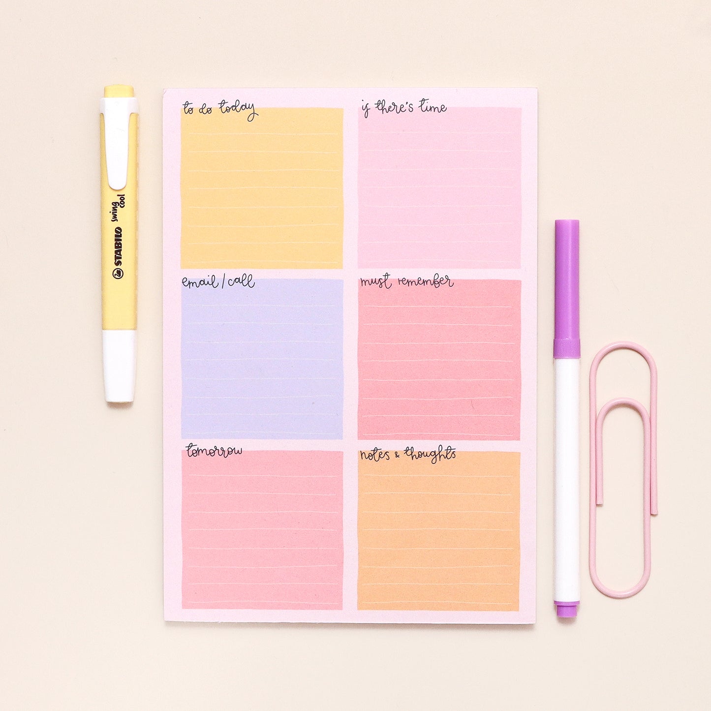 A5 Notepad - Candy - Daily Planner