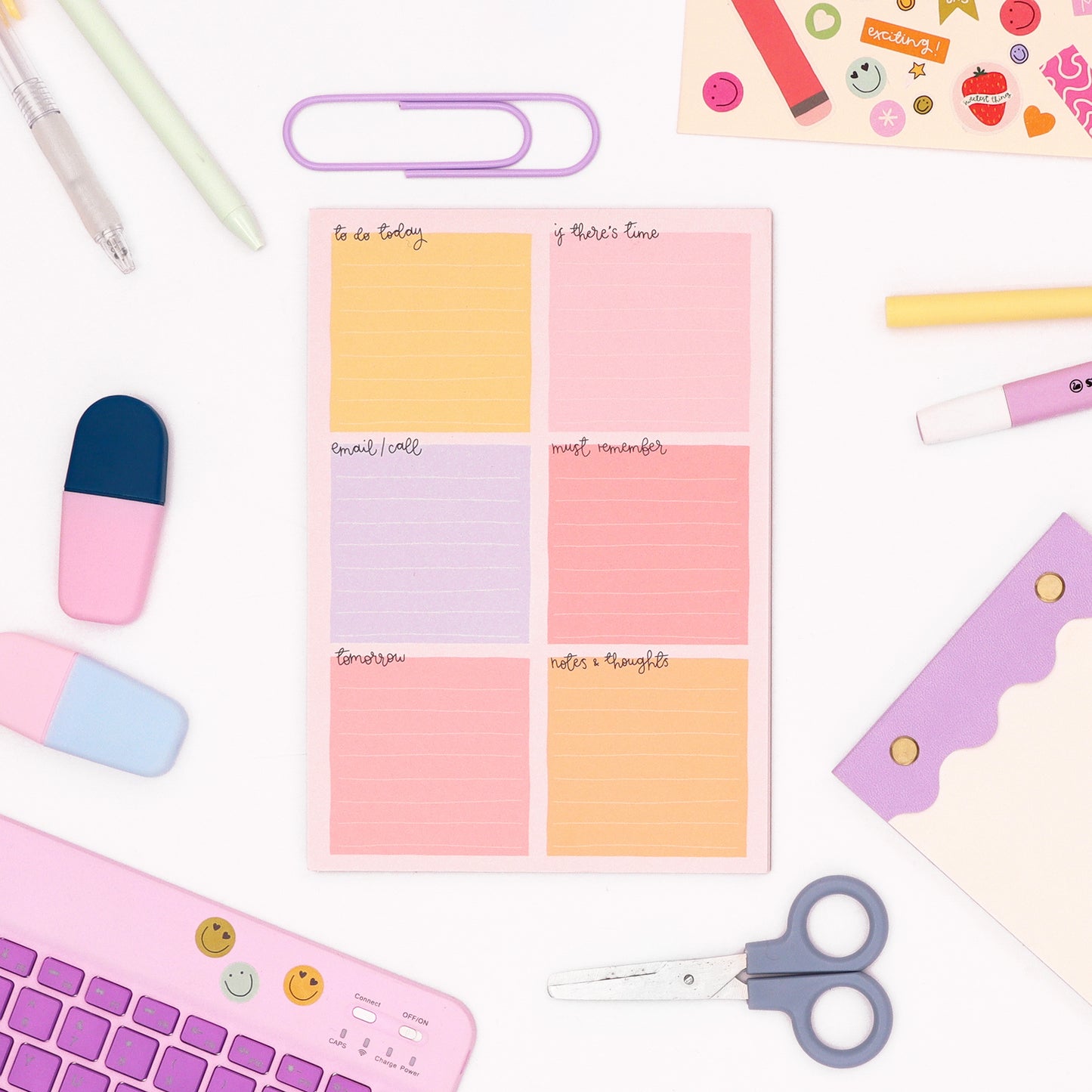 A5 Notepad - Candy - Daily Planner