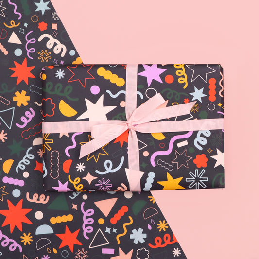 Gift Wrap - Navy Doodles