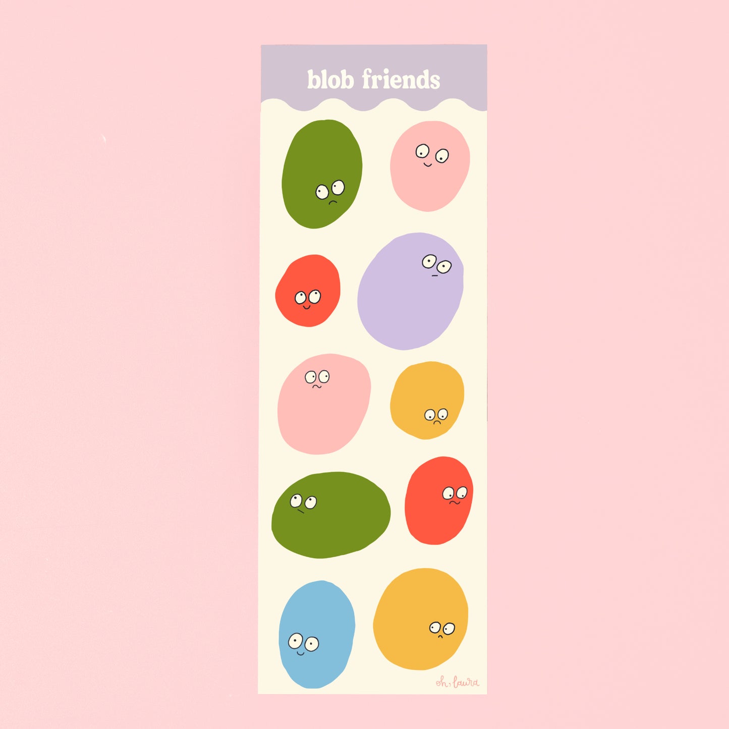 Planner Stickers - Blob Friends