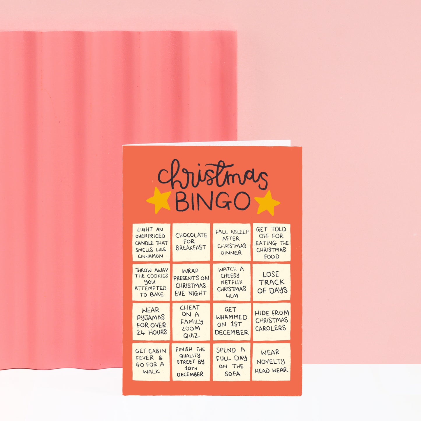 Christmas Card - Christmas Bingo - Oh, Laura