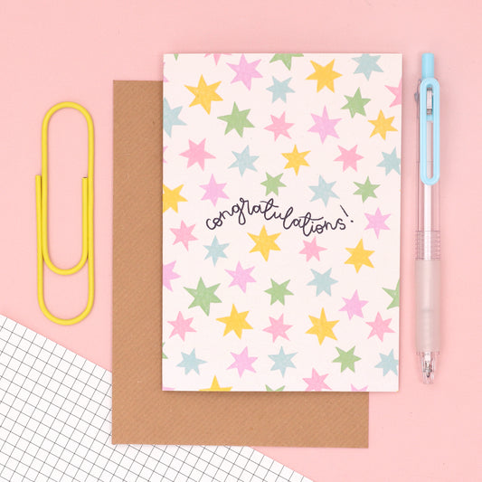 card - 'congratulations' - Oh, Laura