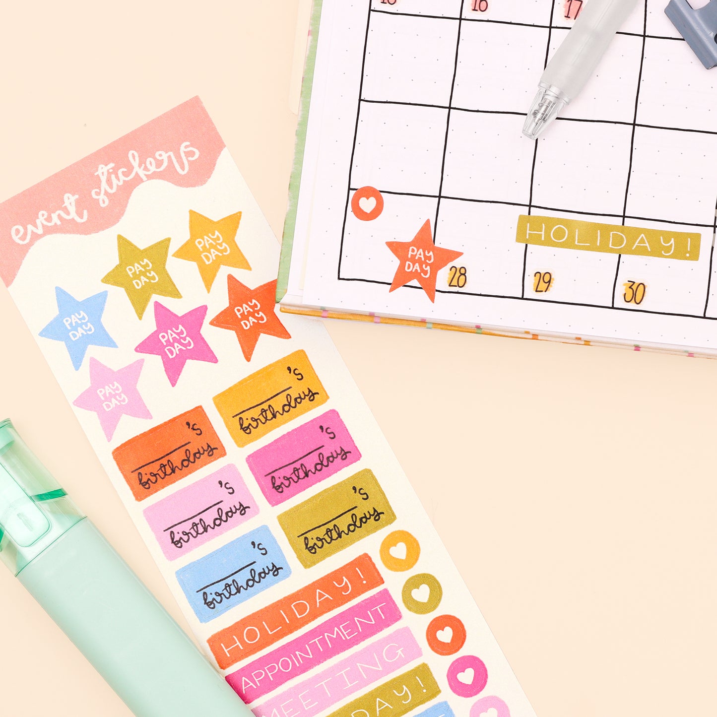 Planner Stickers - Events - Oh, Laura