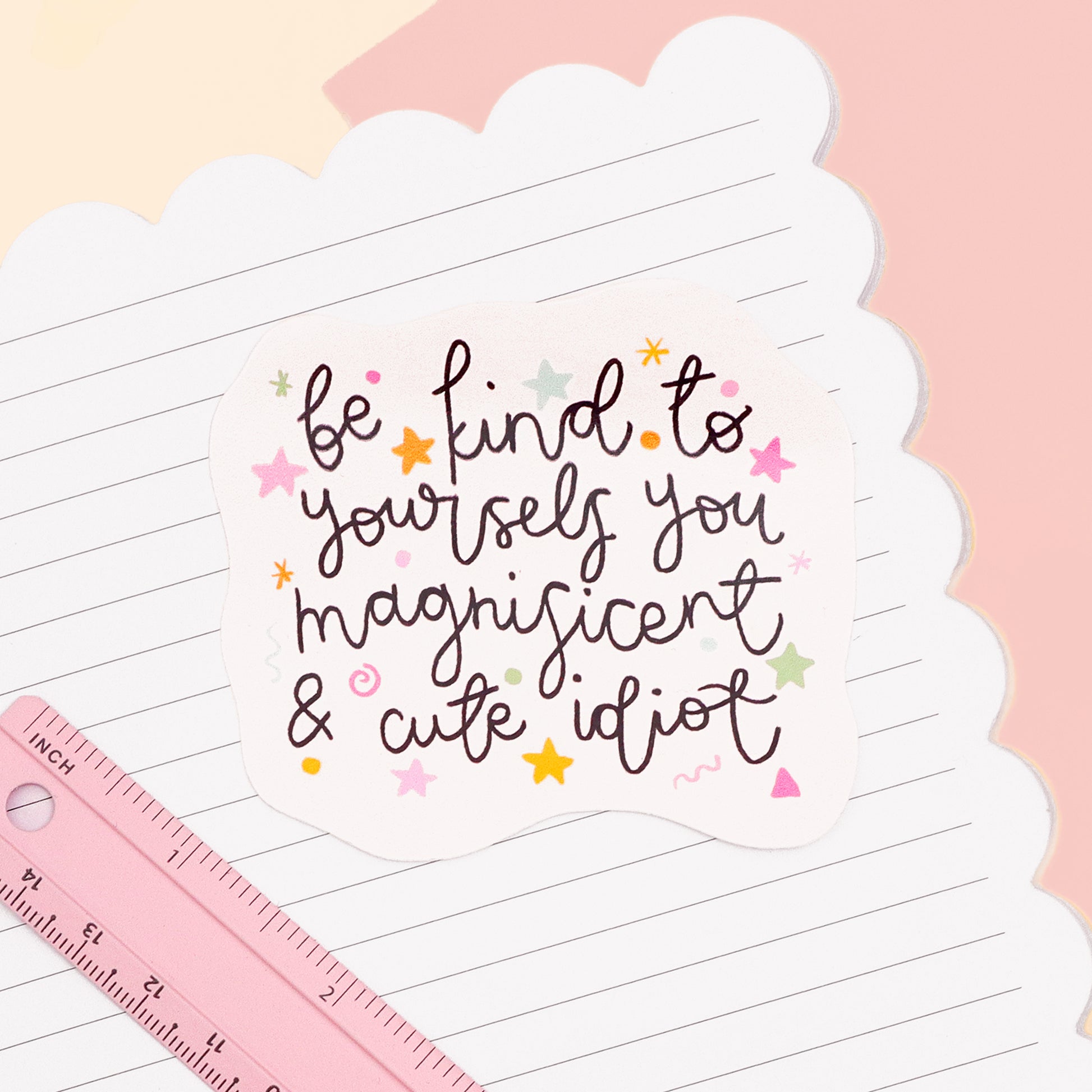 Vinyl Sticker - Be Kind To Yourself - Oh, Laura