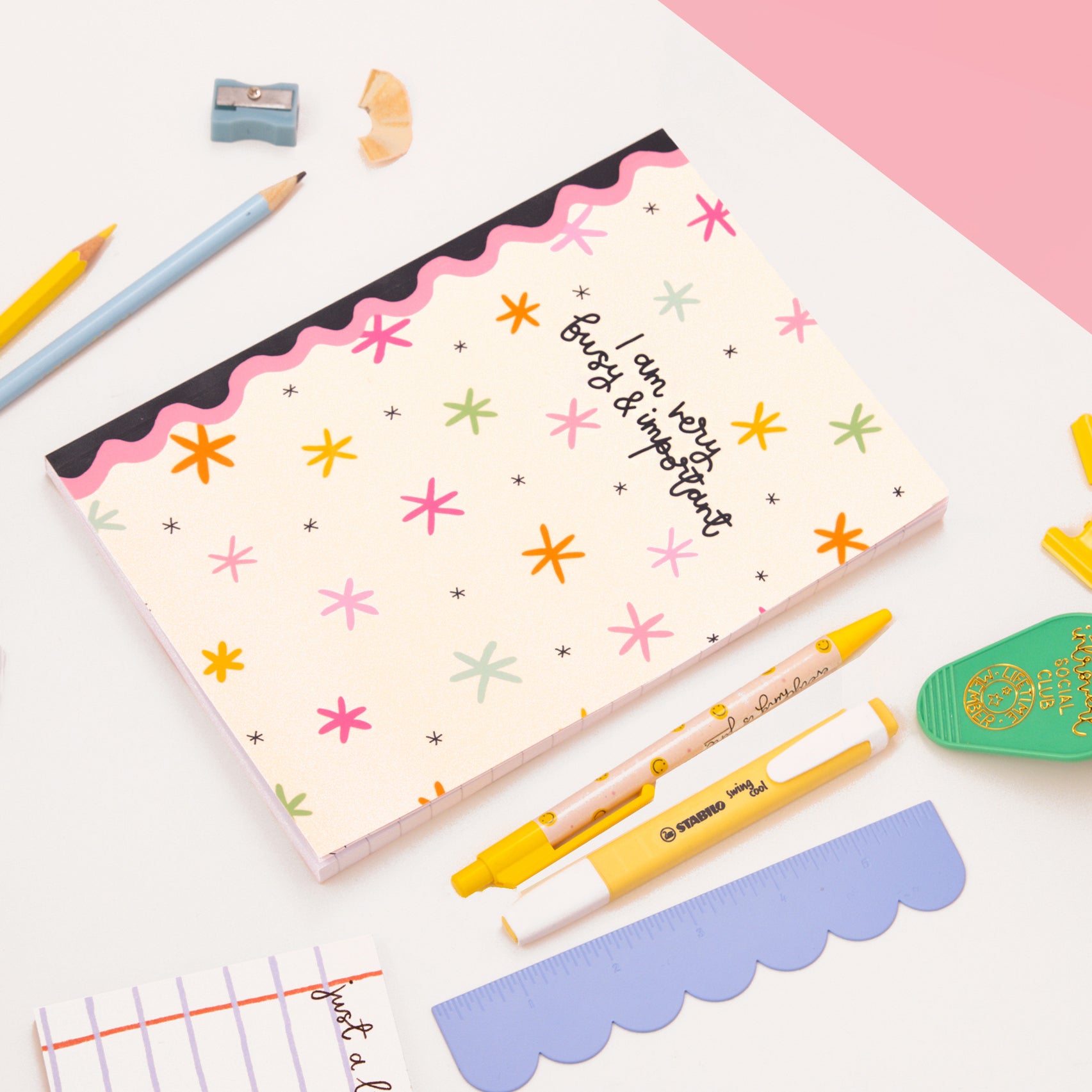 A5 Notebook - I Am Very Busy & Important - Oh, Laura