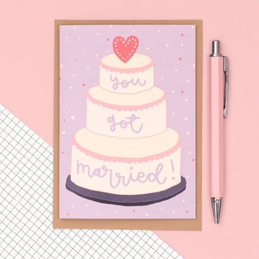 card - 'you got married' - Oh, Laura