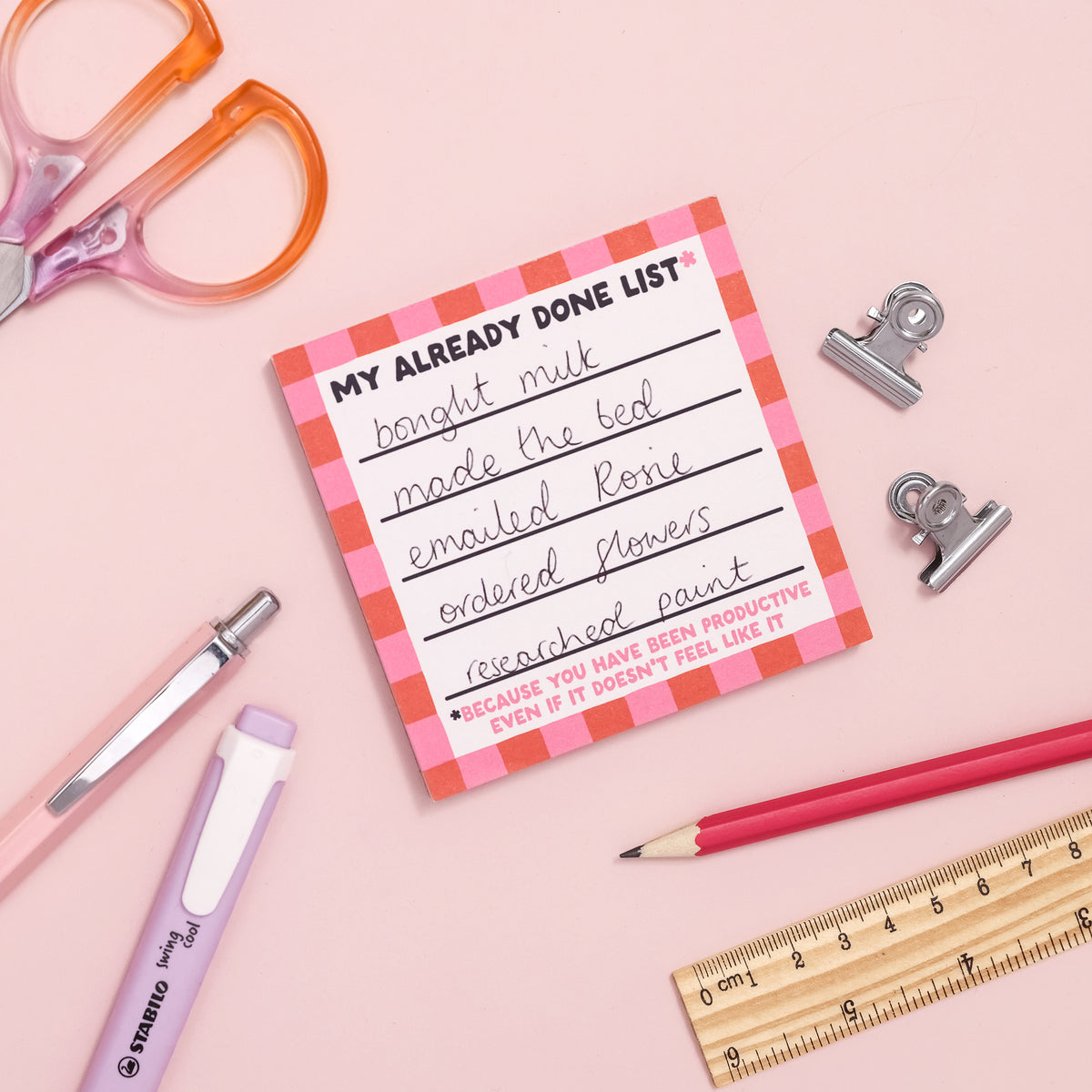 Memo pad - Already done - Oh, Laura