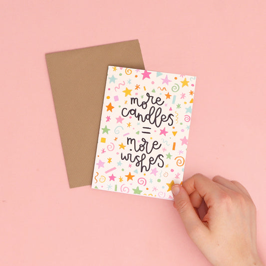 Card - More Candles, More Wishes - Oh, Laura