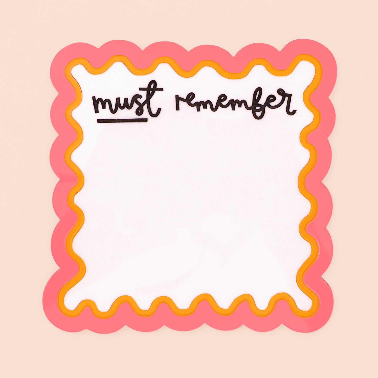 Must Remember – Wipe-Clean Memo Board