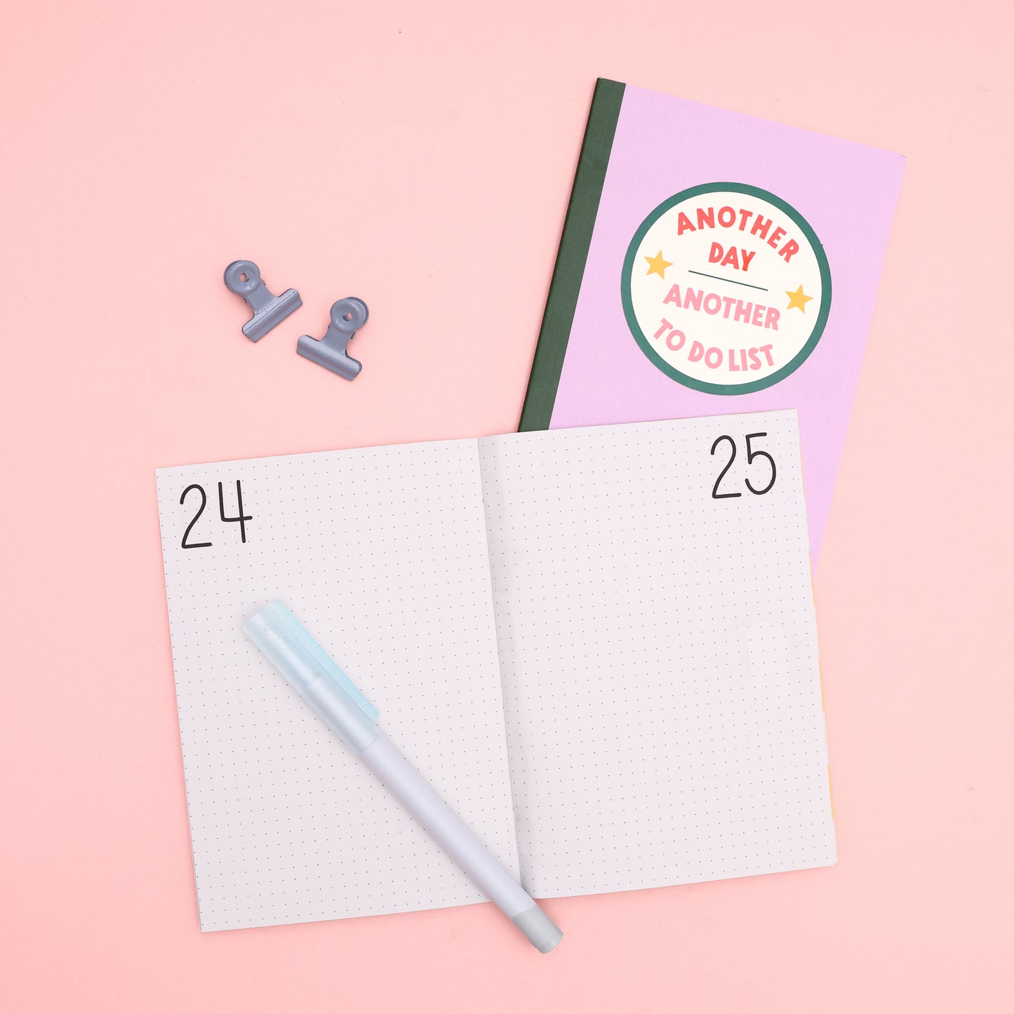 One Month Planner - Pink & Red