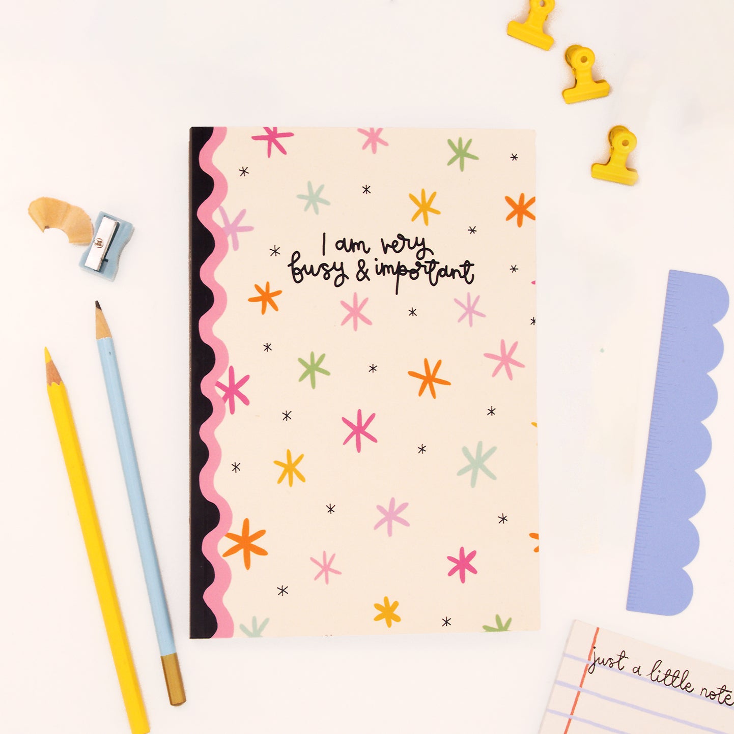 A5 Notebook - I Am Very Busy & Important - Oh, Laura