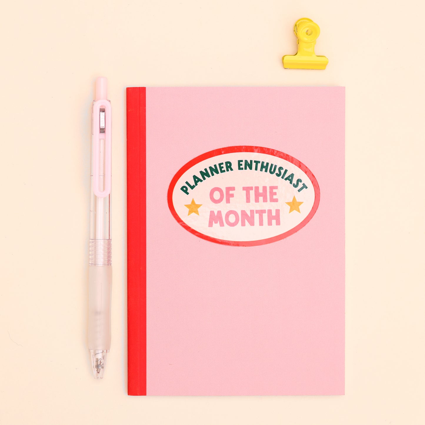 One Month Planner - Pink & Red