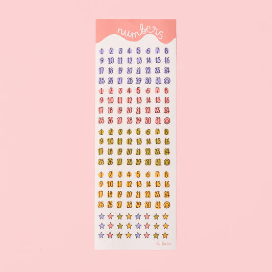 Planner Stickers - Numbers - Oh, Laura