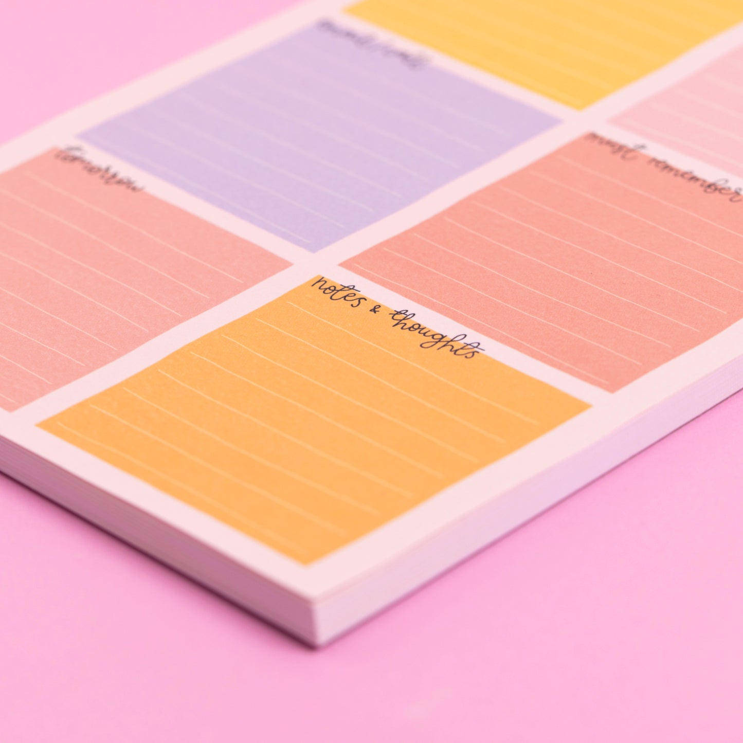 A5 Notepad - Candy - Daily Planner