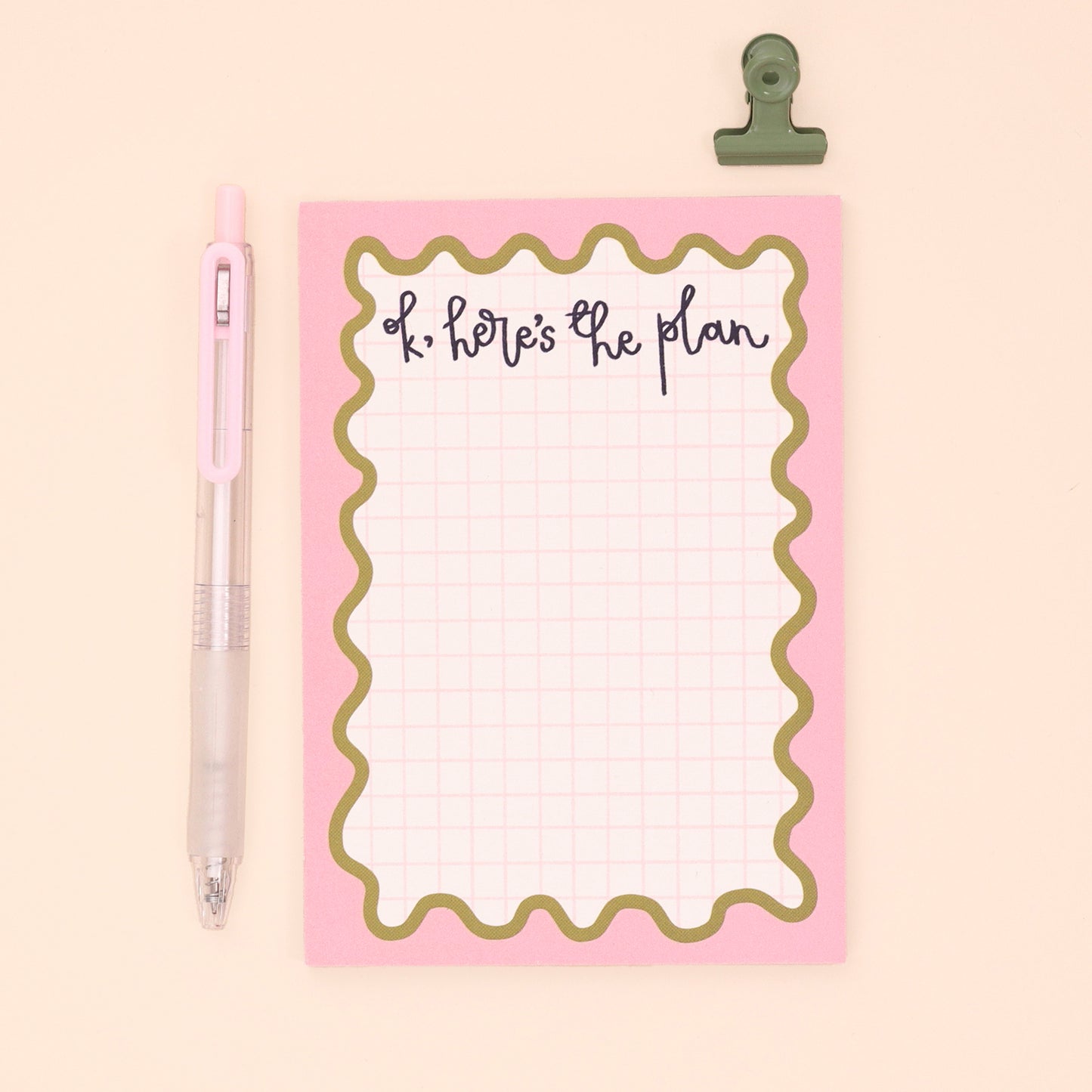 A6 Notepad - Ok Here's the Plan - Oh, Laura