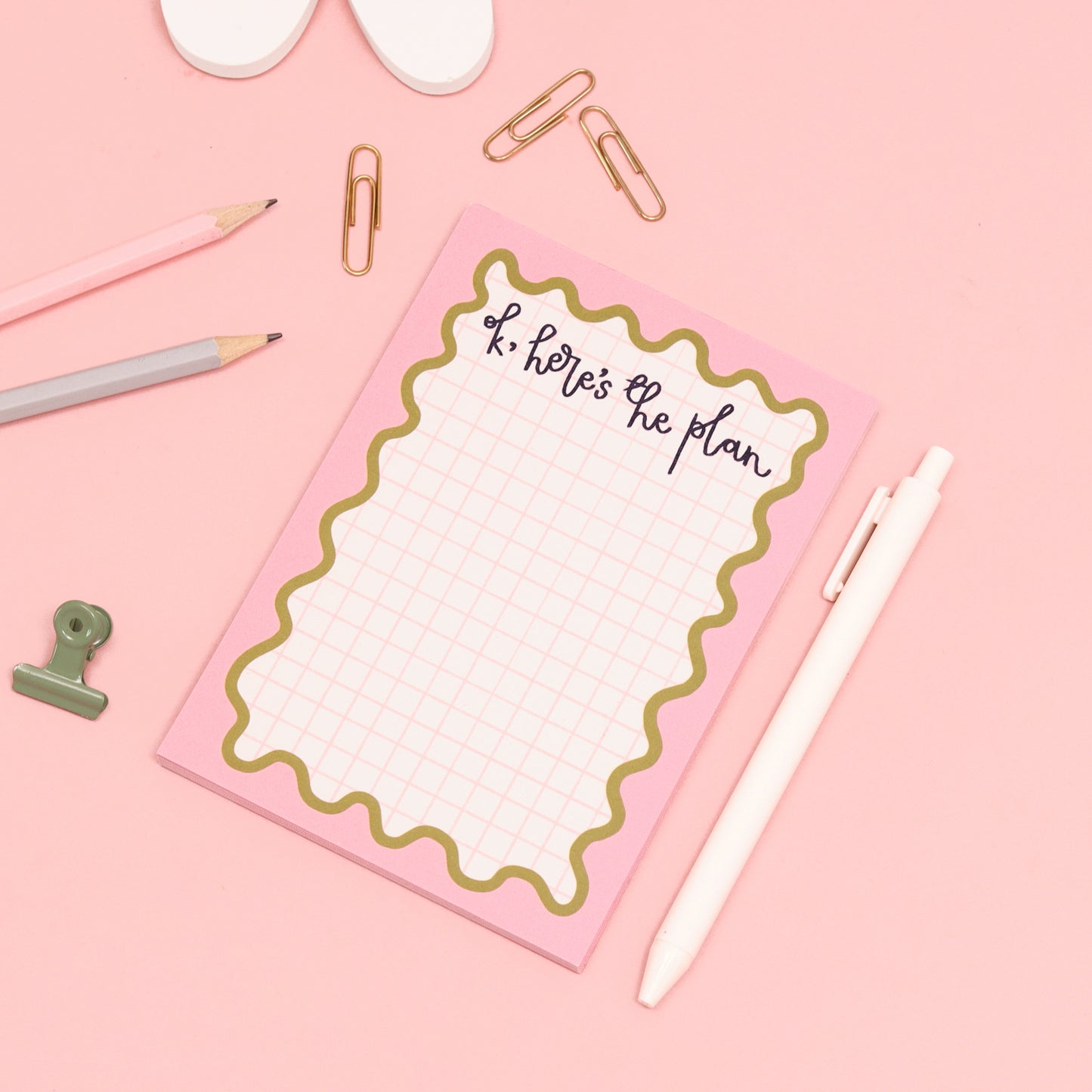 A6 Notepad - Ok Here's the Plan - Oh, Laura