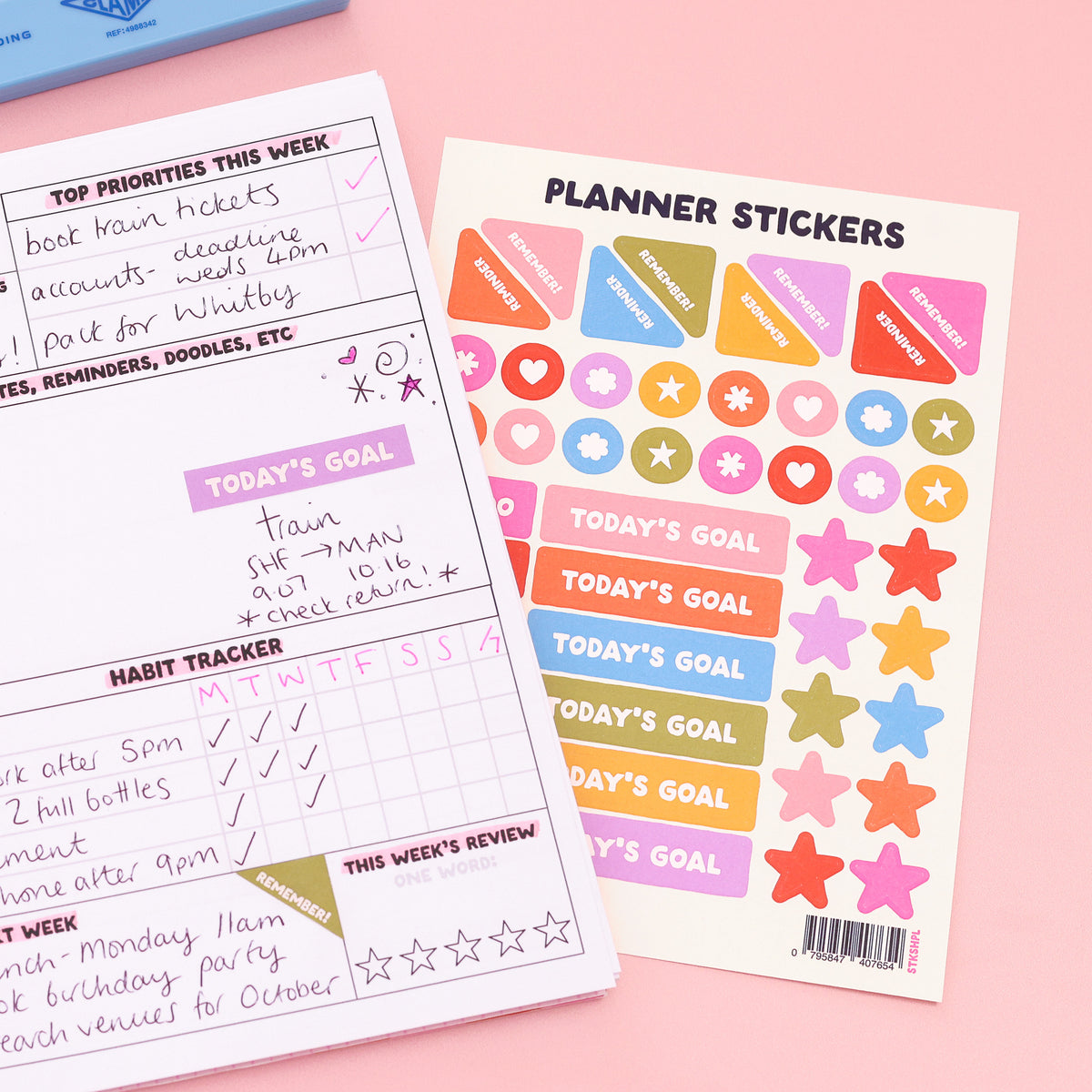 Sticker Sheet - Planner
