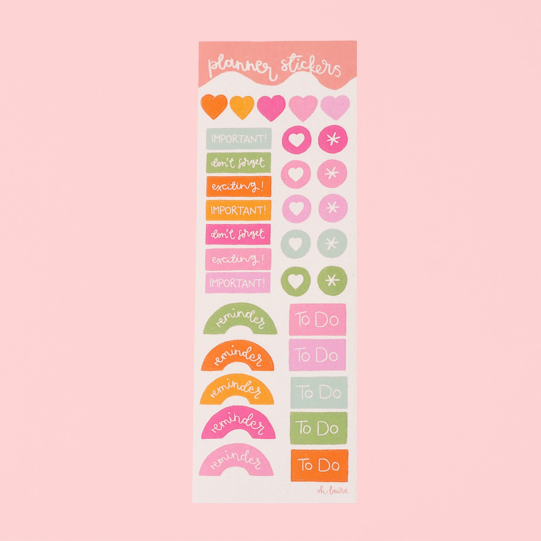 Planner Stickers - Oh, Laura