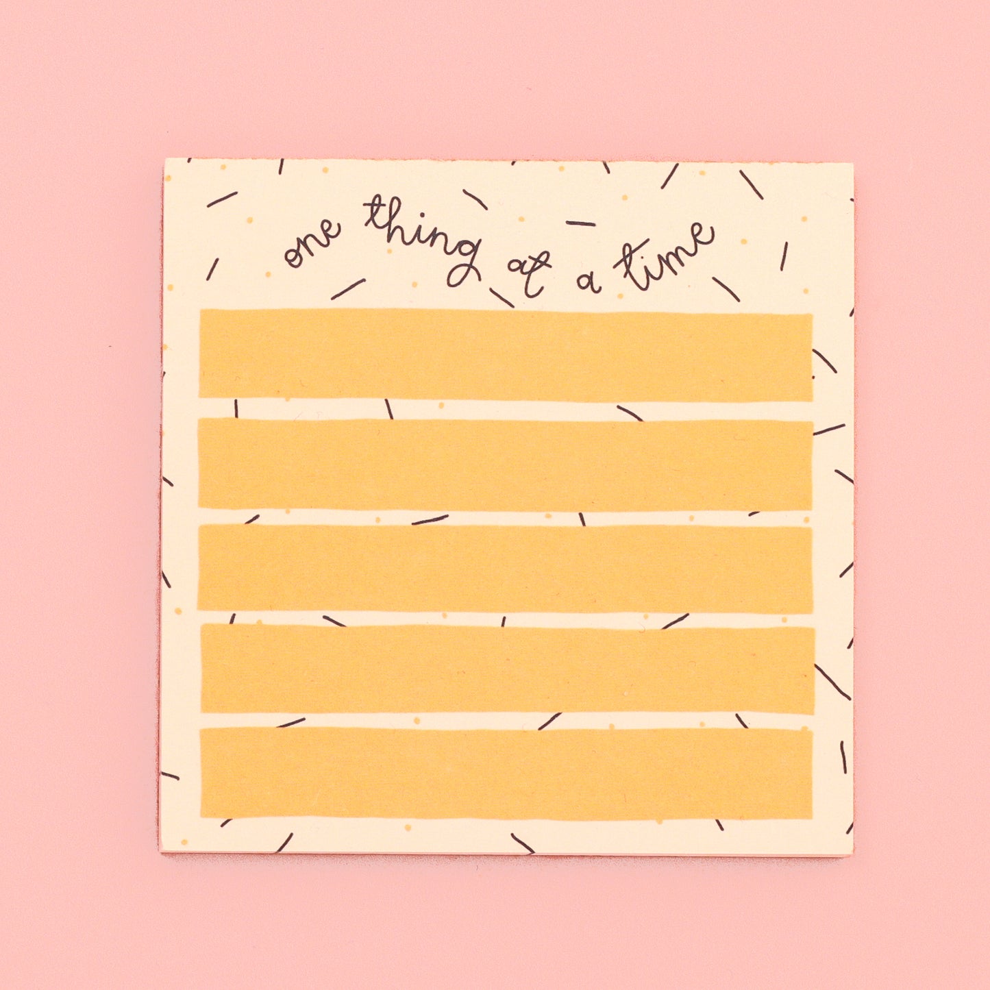 Memo Pad - One Thing At A Time - Oh, Laura