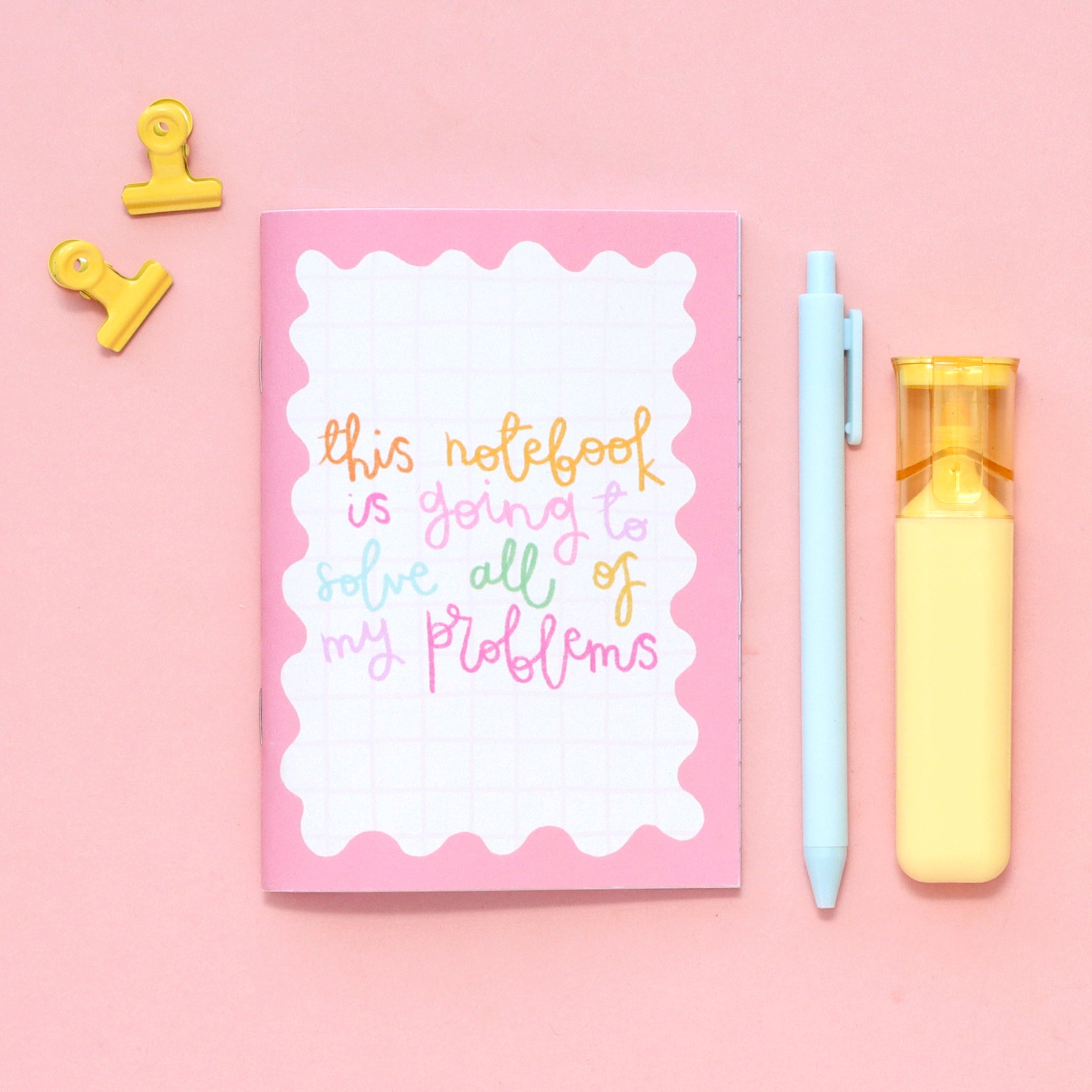 SECONDS - a6 notebook - this notebook will solve all my problems - Oh, Laura
