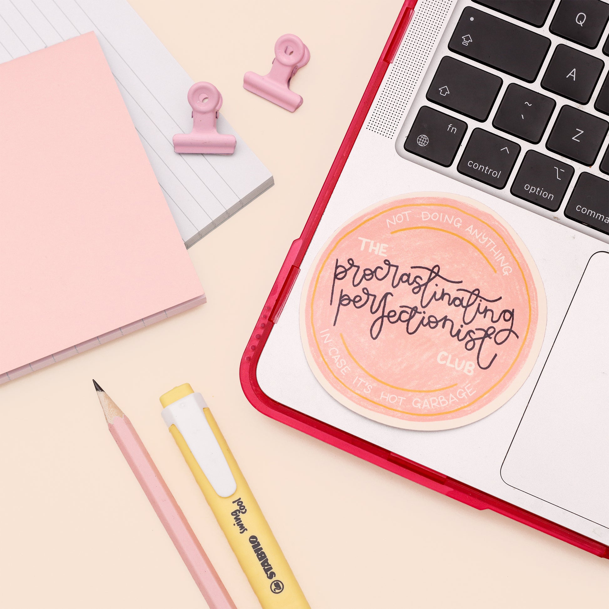 Vinyl Sticker - Procrastinating Perfectionist - Oh, Laura