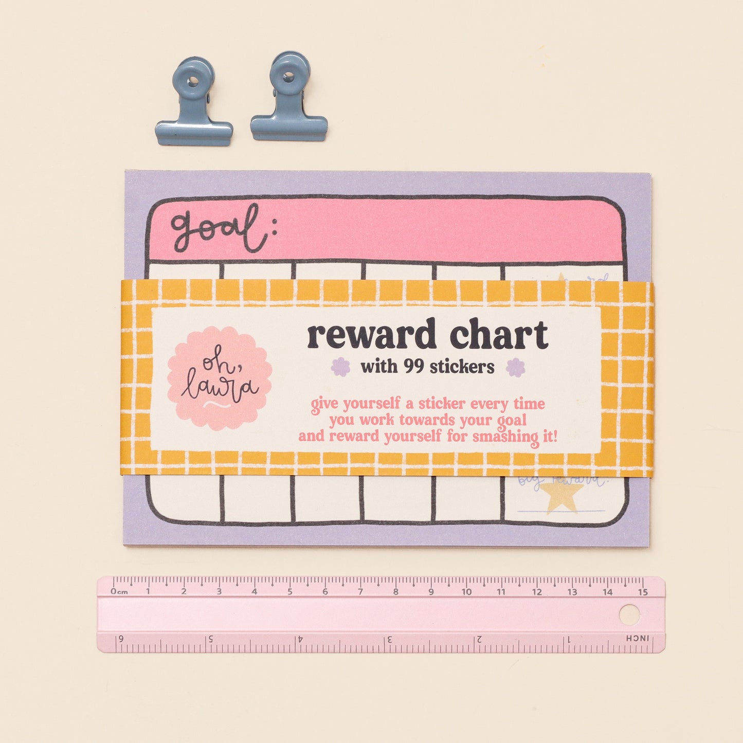 A6 Reward Chart with Sticker Sheets