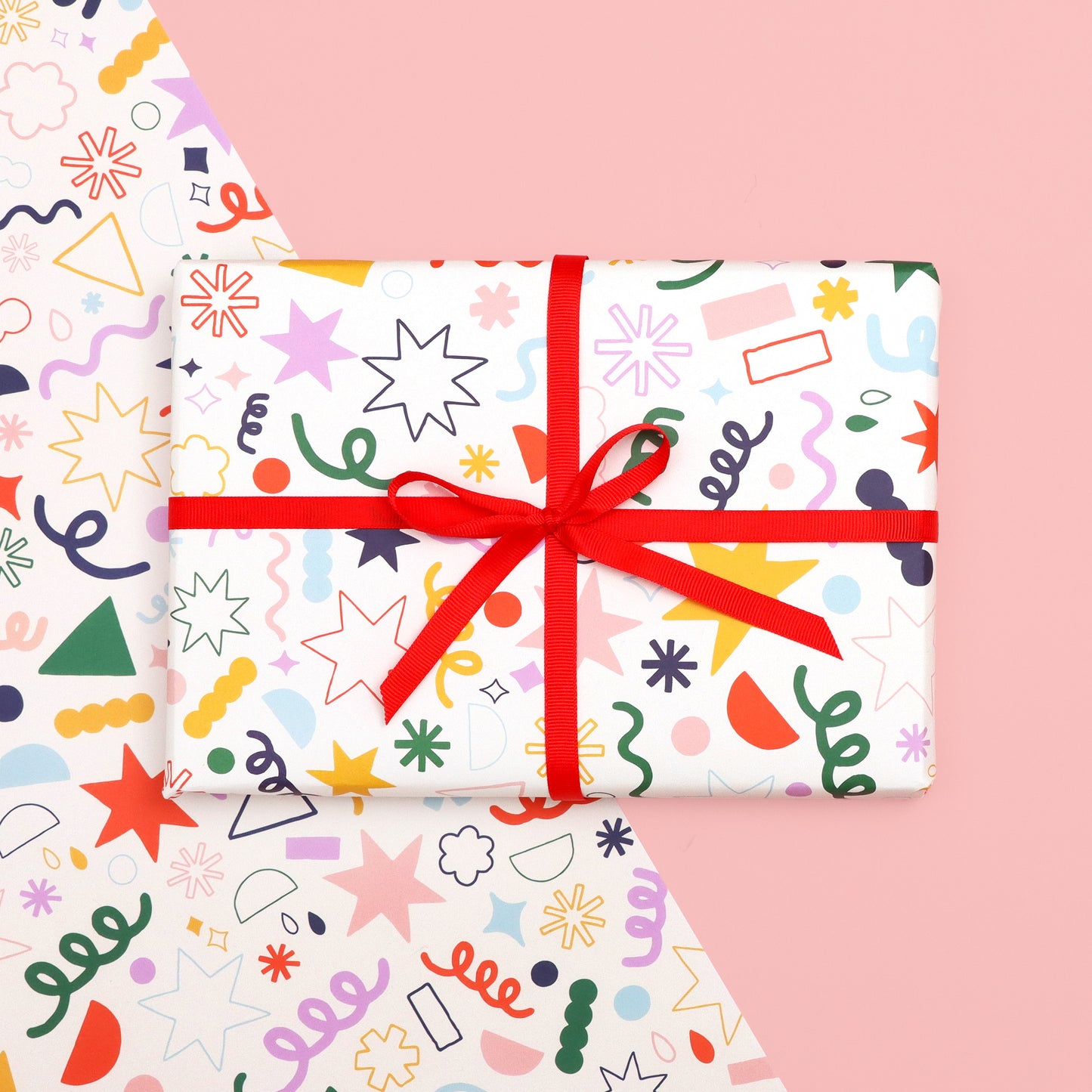 Gift Wrap - Cream Doodles