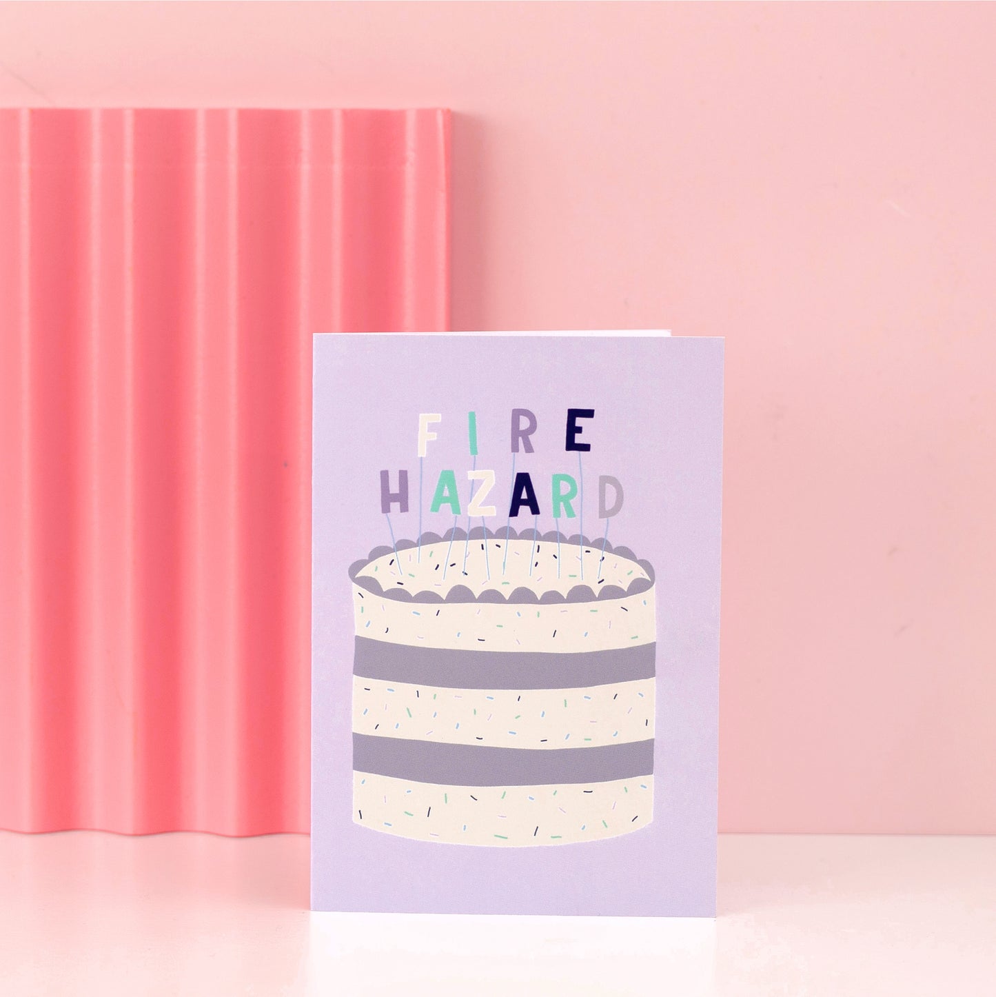 Card - 'Fire Hazard' - Oh, Laura