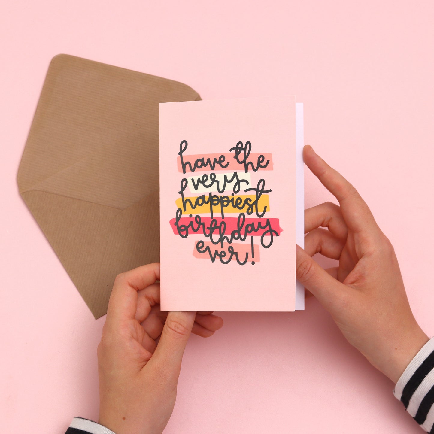 Card - 'Have The Happiest Birthday Ever' - Oh, Laura