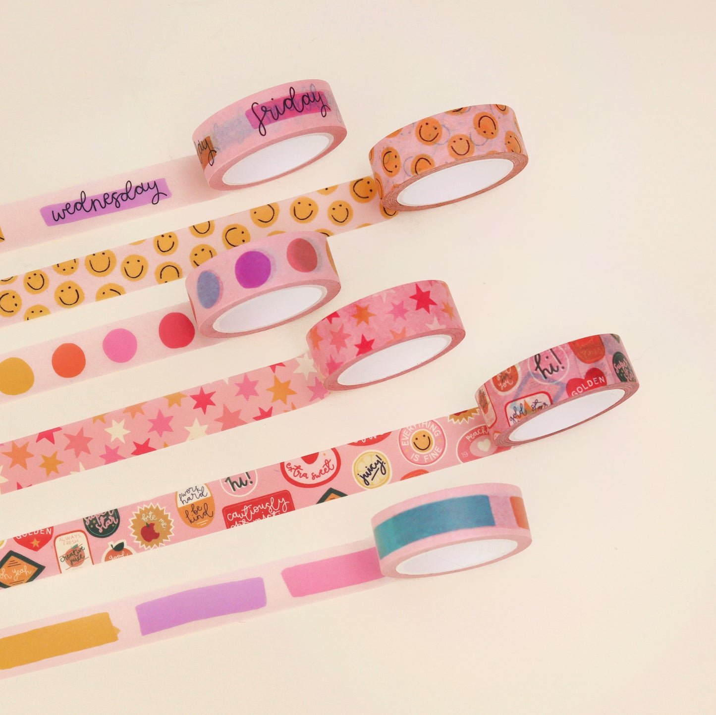 Washi Tape - Smiley Faces - Oh, Laura