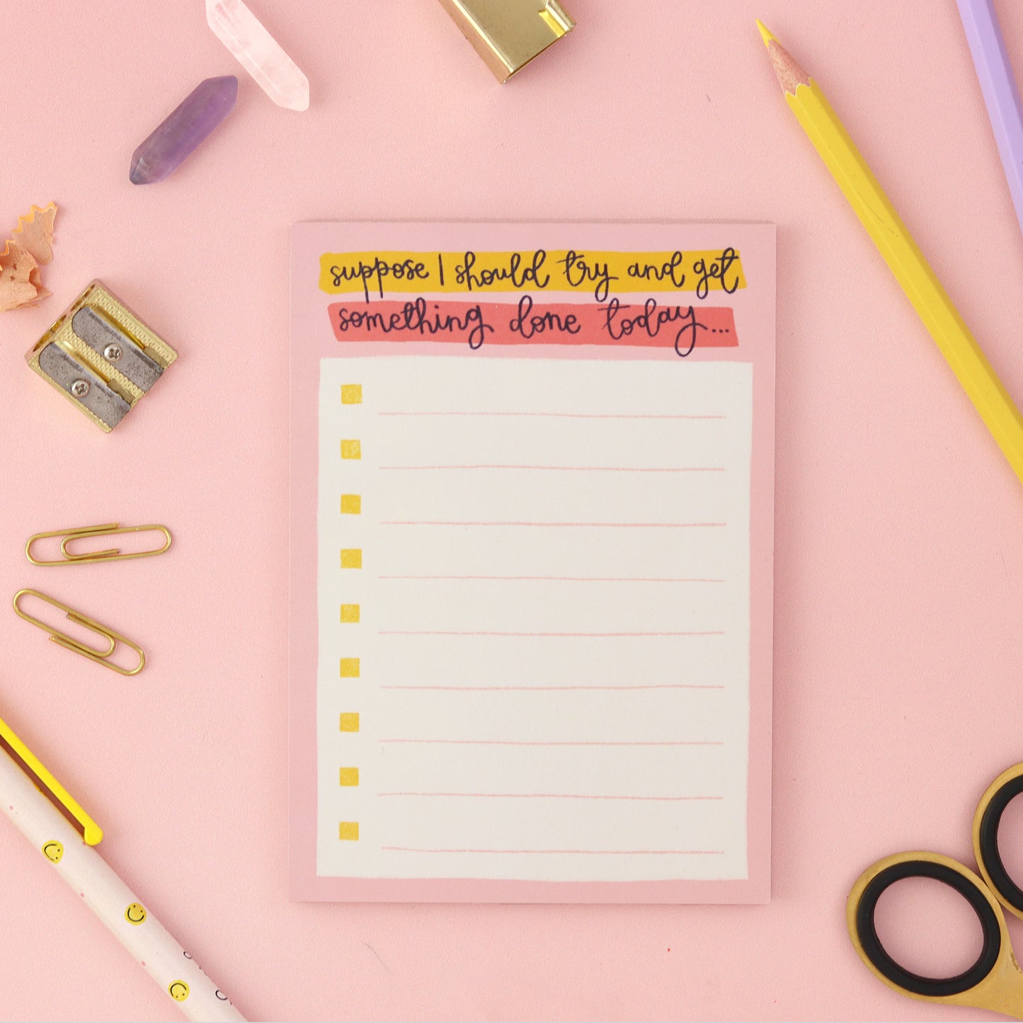 A6 Notepad - Get Something Done - Oh, Laura