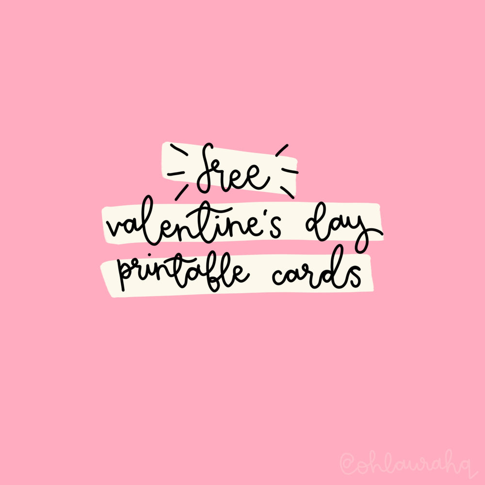 Free Printable Valentine's Cards