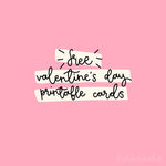 Free Printable Valentine's Cards