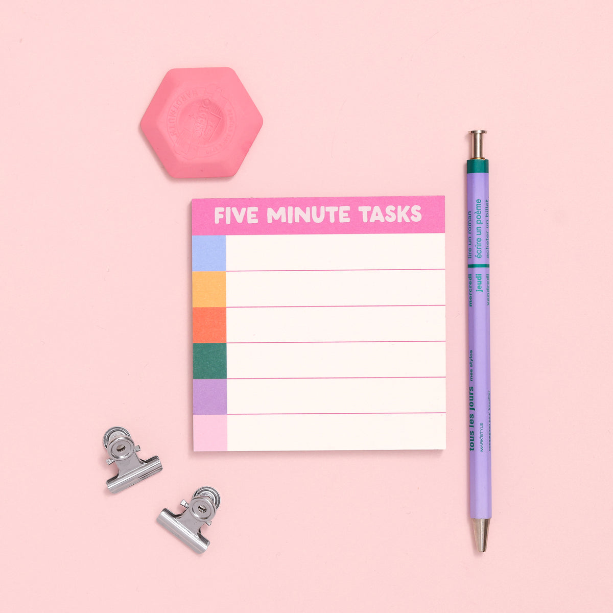 Memo pad - Five Minute Tasks
