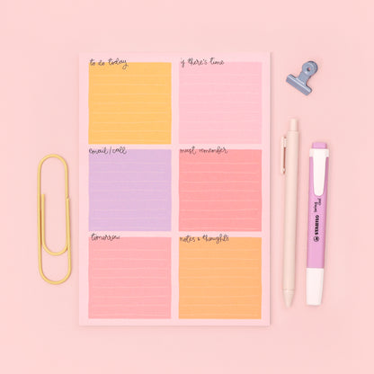 A5 Notepad - Candy - Weekly Planner