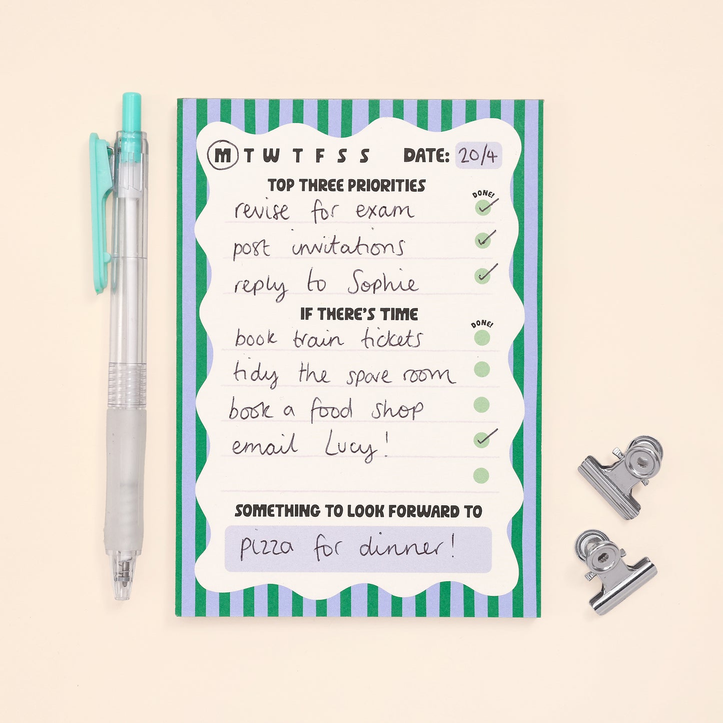 A6 Notepad - Daily Planner
