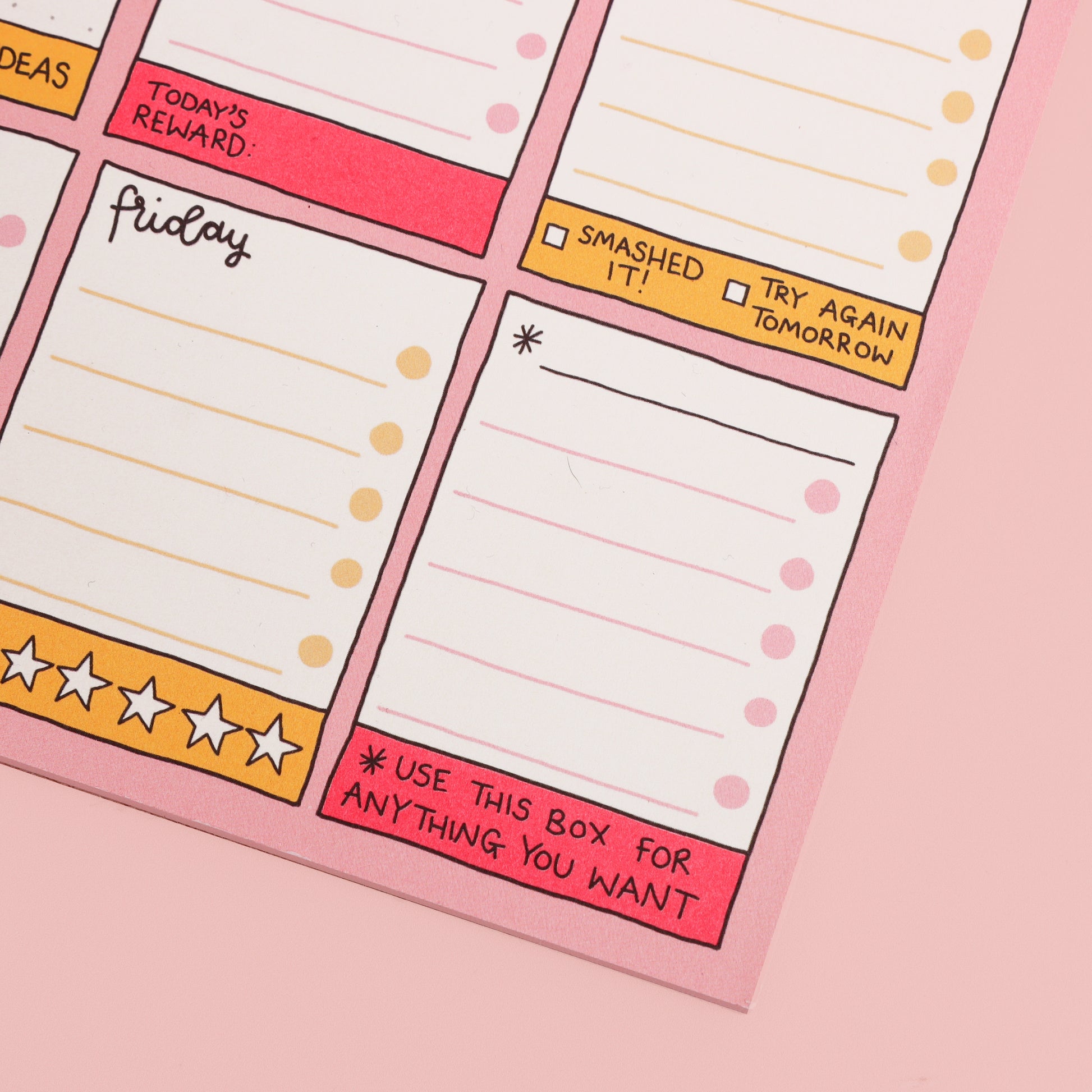 A5 Notepad - Weekly Planner - Let's Get Busy - Oh, Laura