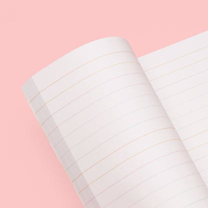 A5 Notebook - Purple Checkerboard