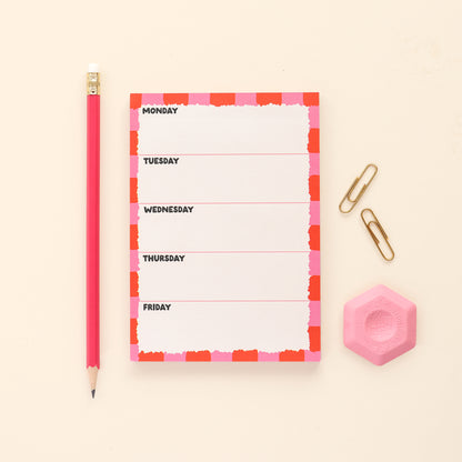 A6 Notepad - Week Planner