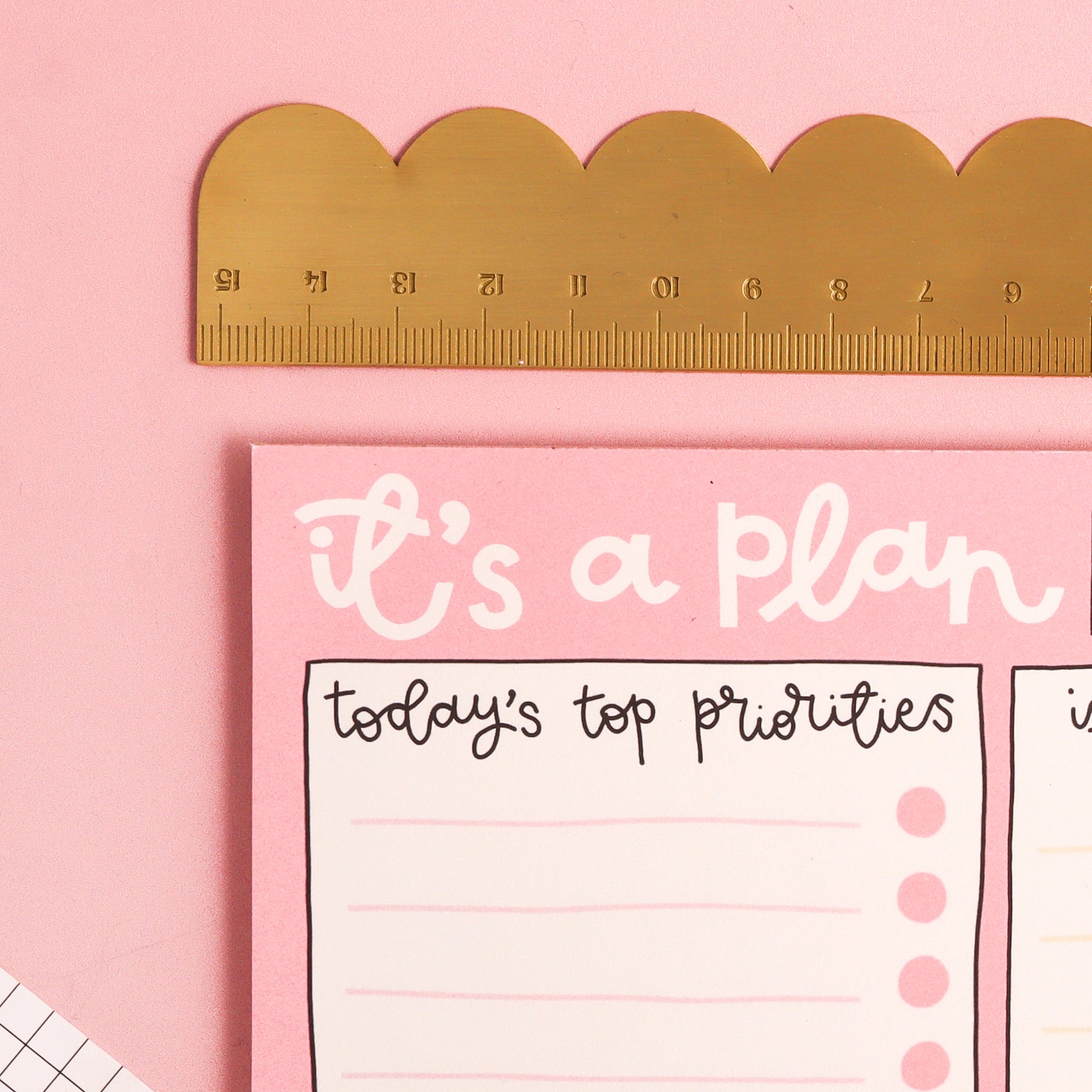 A5 Notepad - Daily Planner - It's A Plan - Oh, Laura