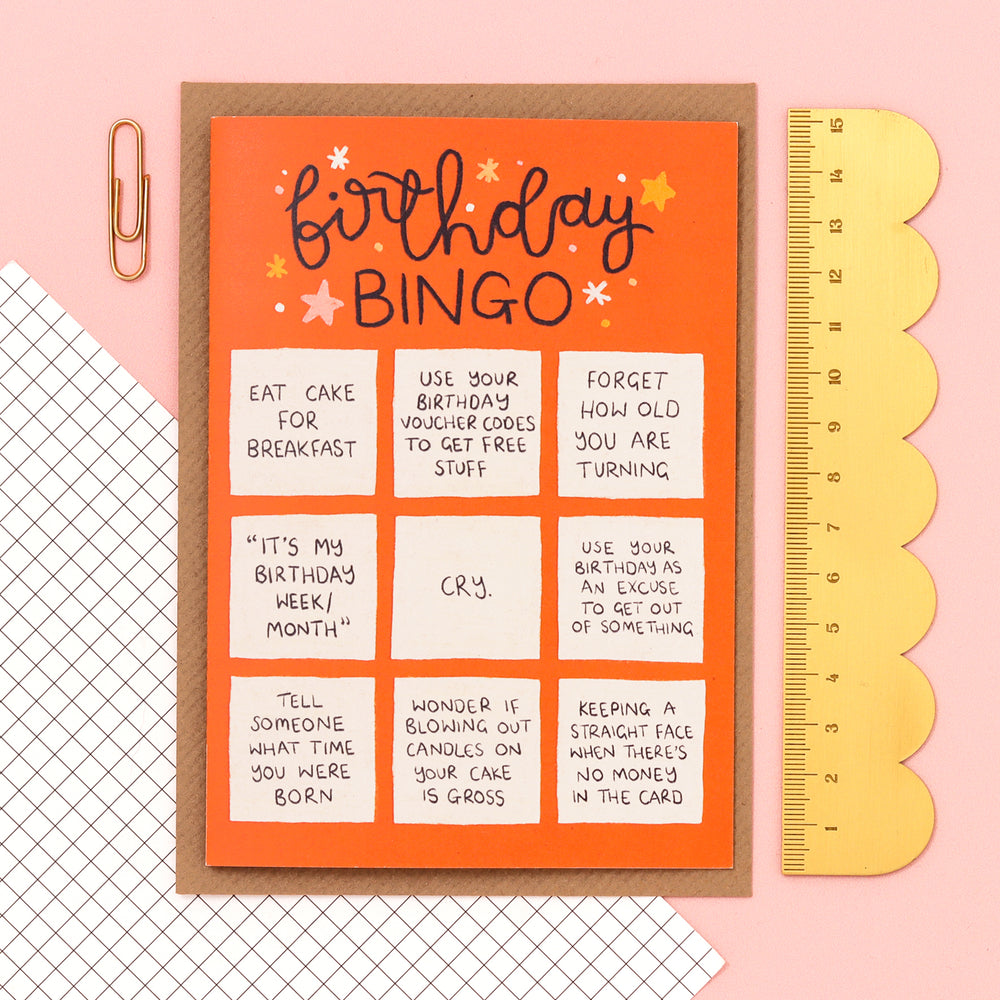 Card - Birthday Bingo