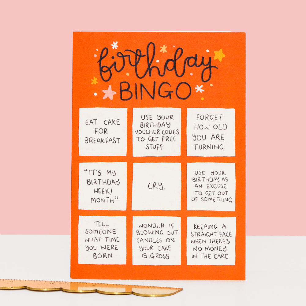 Card - Birthday Bingo