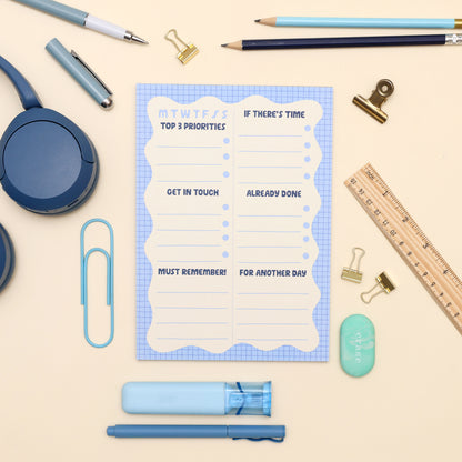 A5 Notepad - Wiggle Day Planner - Oh, Laura