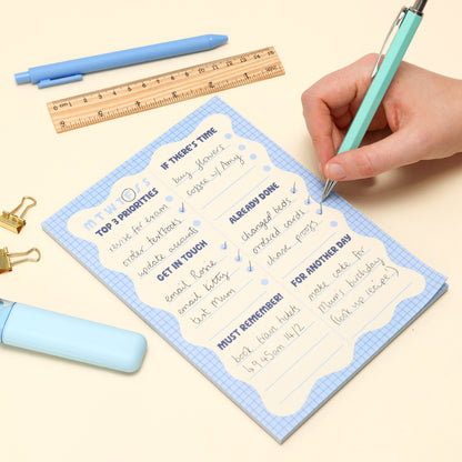 A5 Notepad - Wiggle Day Planner - Oh, Laura